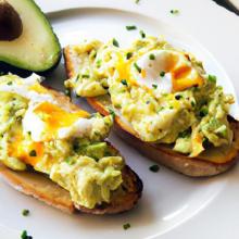 Creamy Scrambled Eggs Meet Avocado Toast: A Perfect Duo