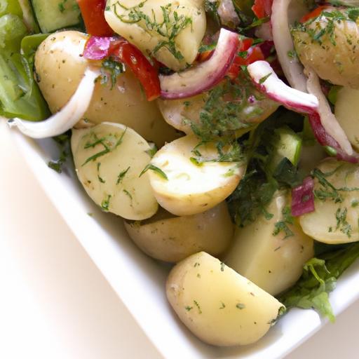 Discover the Zesty Charm of Authentic Greek Potato Salad