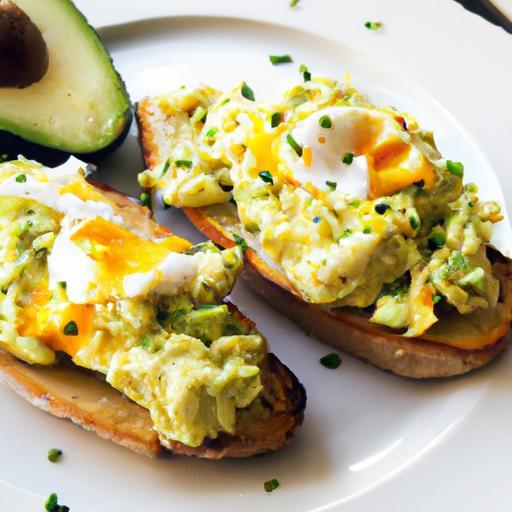 Creamy Scrambled Eggs Meet Avocado Toast: A Perfect Duo