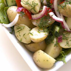 Discover the Zesty Charm of Authentic Greek Potato Salad