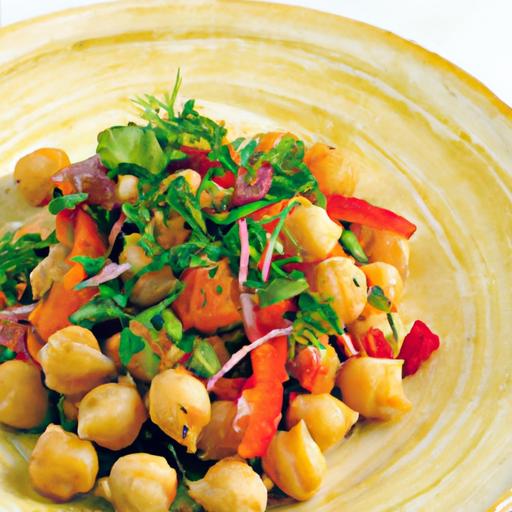 Zesty Moroccan Spiced Chickpea Salad: A Flavorful Delight