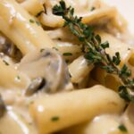 Creamy Mushroom & Thyme Rigatoni: A Flavorful Delight