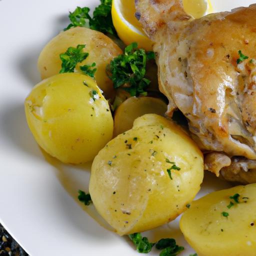 Zesty One-Pot Lemon Herb Chicken and Potatoes Delight