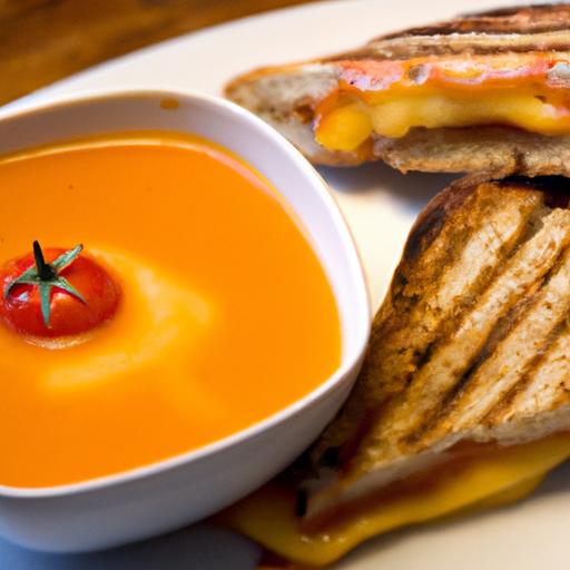 The Perfect Pair: Grilled Cheese and Tomato Soup Delight