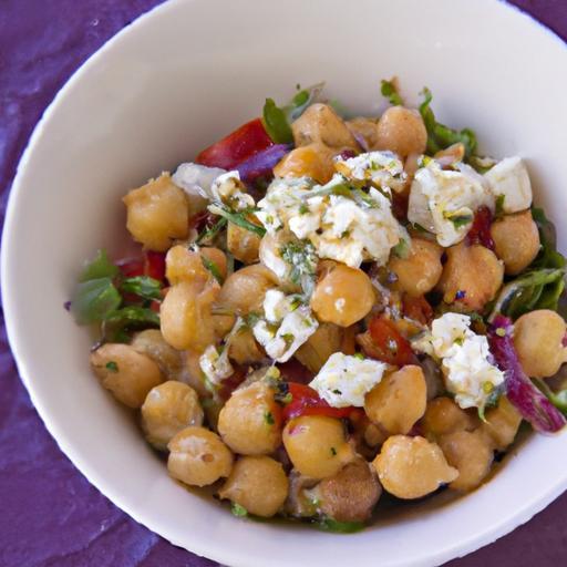 Mediterranean Chickpea Salad with Feta: Fresh & Flavorful