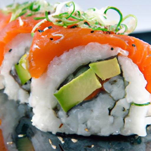 Delightful Smoked Salmon & Cucumber Sushi Roll Recipe