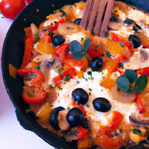 Effortless One-Pot Shakshuka with Creamy Feta Twist