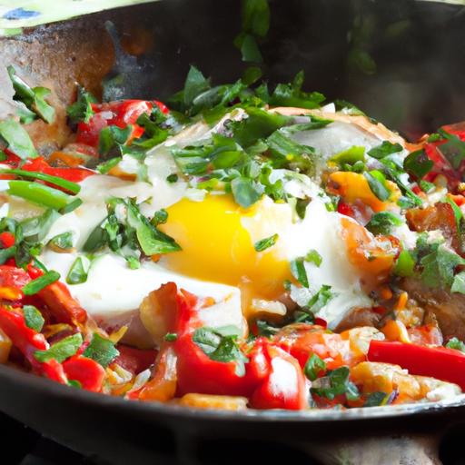 Effortless One-Pot Shakshuka with Creamy Feta Twist