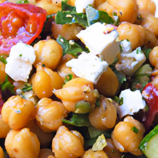 Mediterranean Chickpea Salad with Feta: Fresh & Flavorful