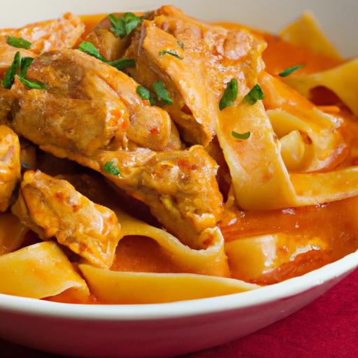 One-Pot Chicken Paprikash with Noodles: Easy Comfort Feast