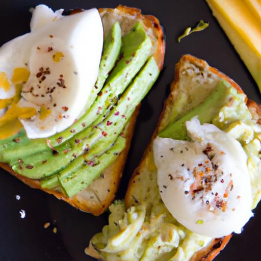 Creamy Dreams: Scrambled Eggs Meet Avocado Toast Magic