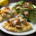 Crispy Chicken Crust Caesar Salad Pizza: A Flavor Fusion Feast
