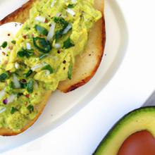 Creamy Avocado Toast Meets Fluffy Scrambled Eggs Delight