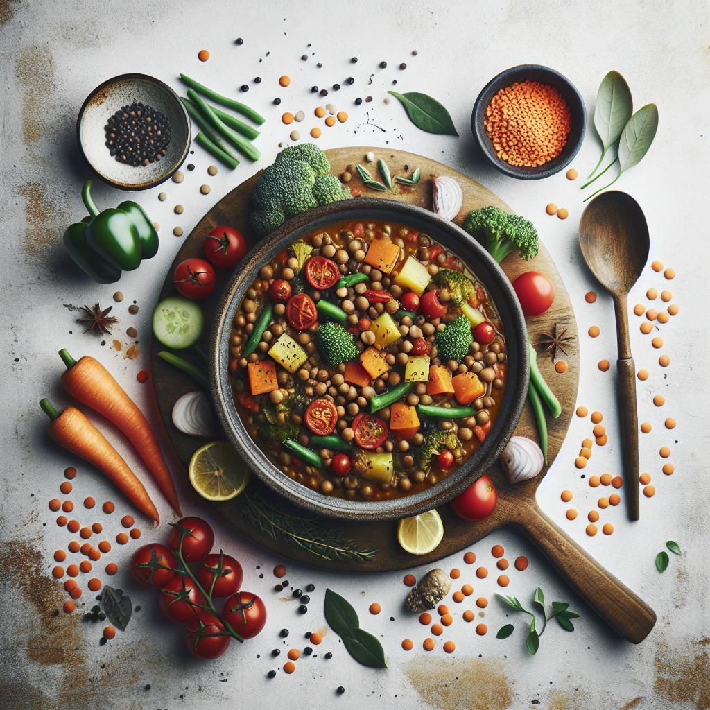 Hearty Slow Cooker Lentil & Veggie Stew: Comfort Made Easy