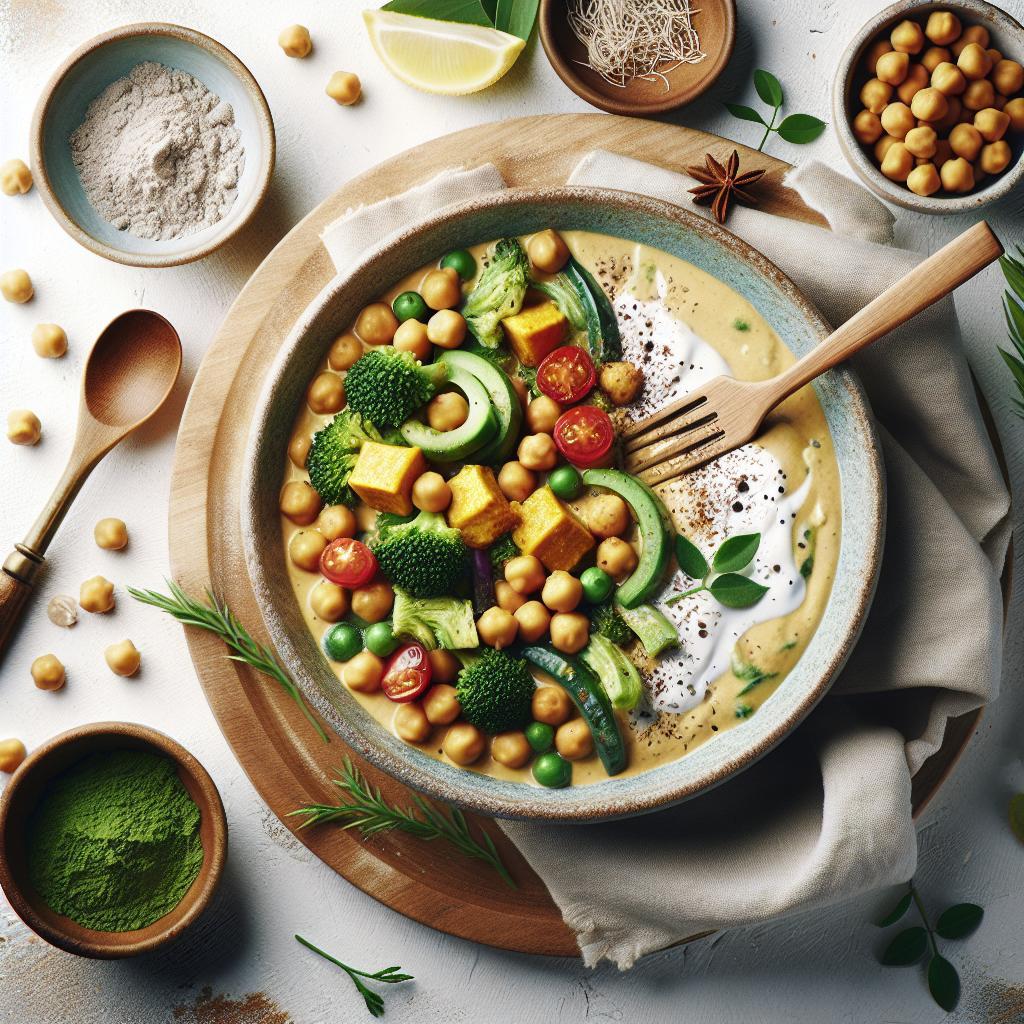 Simple 5-Ingredient Coconut Curry Chickpeas: Quick & Creamy Delight