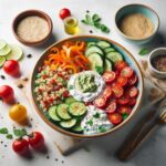 Fresh & Flavorful: Vibrant Greek Quinoa Bowls with Tzatziki