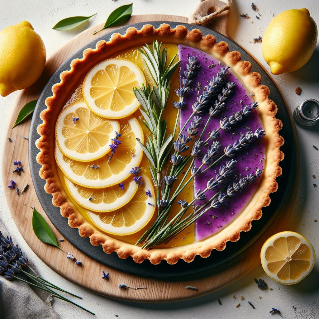 Zesty Lemon & Lavender Tart: A Perfect Flavor Harmony