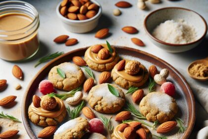 Wholesome Almond Flour Cookies: Easy Vegan Peanut Butter Bites
