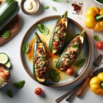 Savory Stuffed Zucchini Boats with Ground Beef Bliss