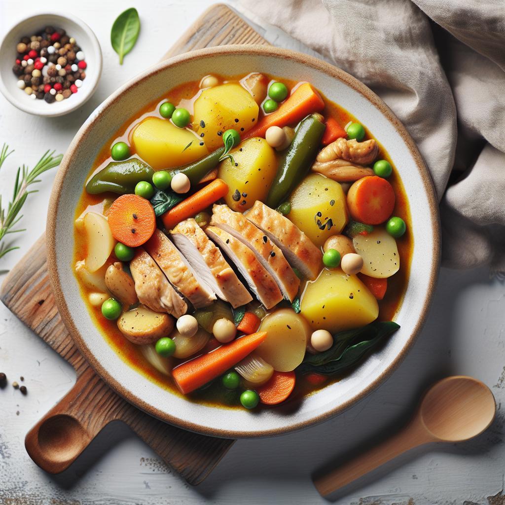 Hearty Chicken and Potato Stew: Comfort in Every Spoonful