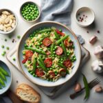 Creamy Garlic Pasta with Peas: A Comforting Twist on Dinner