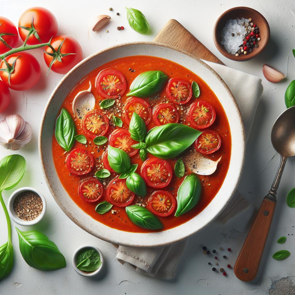Savor the Rich Flavors of Homemade Roasted Tomato Basil Soup
