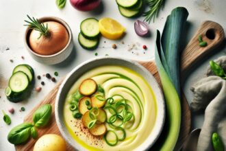Velvety Potato Leek Cream Soup: A Comfort in Every Spoon