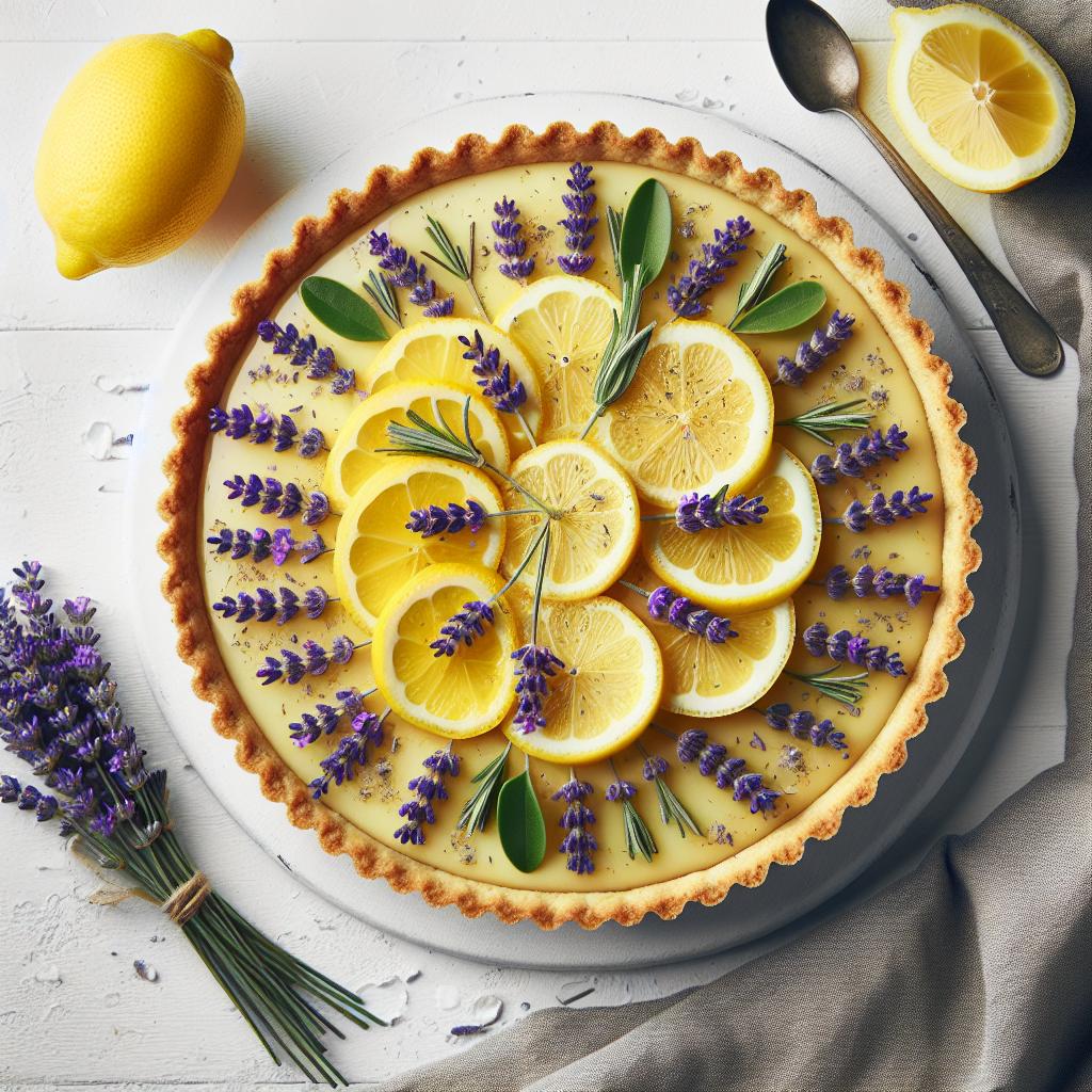 Zesty Lemon & Lavender Tart: A Perfect Flavor Harmony