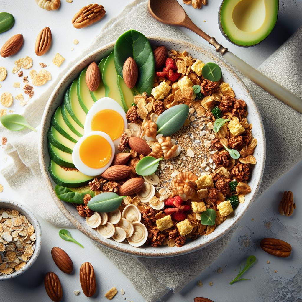 Crunchy Keto Granola: Power-Packed Low-Carb Breakfast Boost