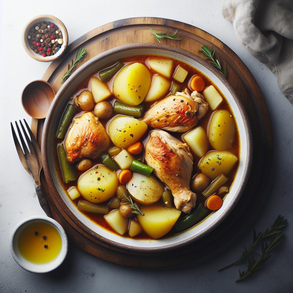 Hearty Chicken and Potato Stew: Comfort in Every Spoonful