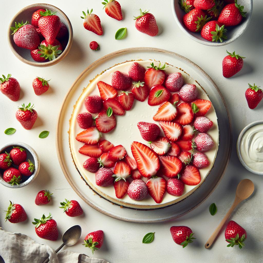 No-Bake Strawberry Cheesecake: Quick Creamy Dessert Magic