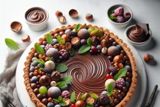Indulge in Decadent Gianduja: The Ultimate Chocolate Hazelnut Tart