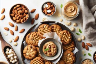 Wholesome Almond Flour Cookies: Easy Vegan Peanut Butter Bites Delight