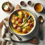 Golden Harvest: The Art of Roasted Potato and Leek Soup