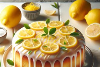 Zesty Lemon Drizzle Cake: A Tangy Treat to Savor