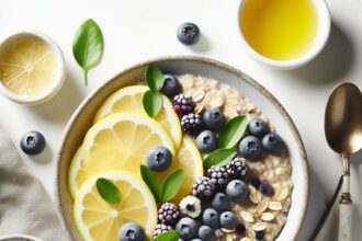 Zesty Lemon Blueberry Overnight Oats: A Bright Breakfast Boost