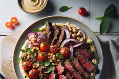 Savor the Fusion: Exploring the Beef Hummus Plate Delight