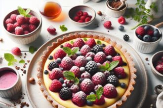 Decadent Raspberry Custard Tart: A Sweet Harmony Unveiled