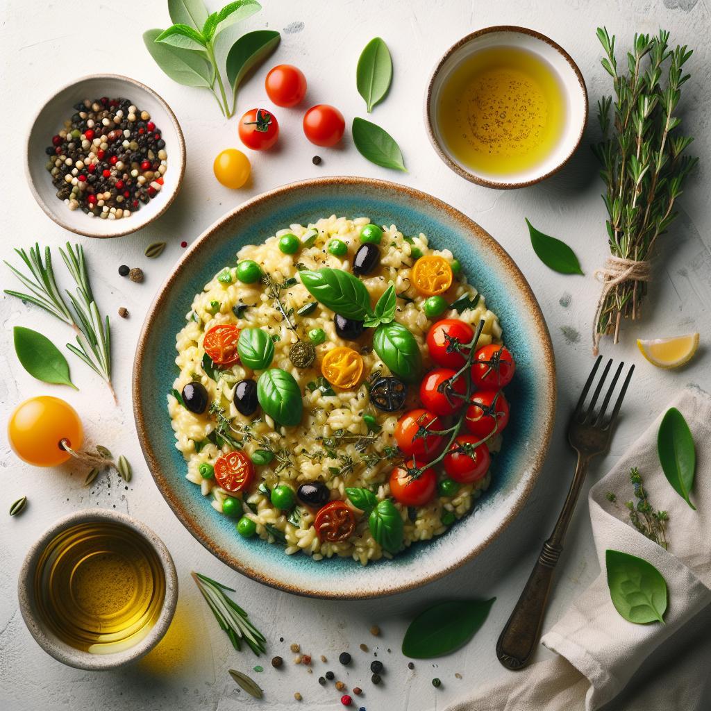 Savor the Flavors of Mediterranean Herb Risotto Delights