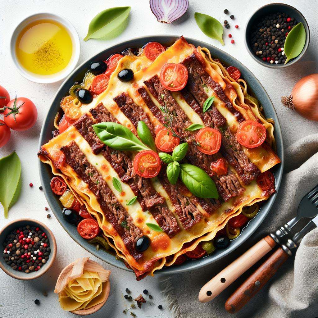 Classic Beef Lasagna: A Hearty Pork-Free Italian Delight