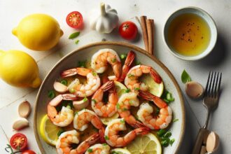 Zesty Lemon Garlic Shrimp: A Flavorful Seafood Delight