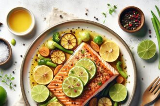 Zesty Baked Salmon: Honey and Lime Flavor Fusion Recipe