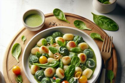 Velvety Creamy Spinach Gnocchi: A Flavorful Delight