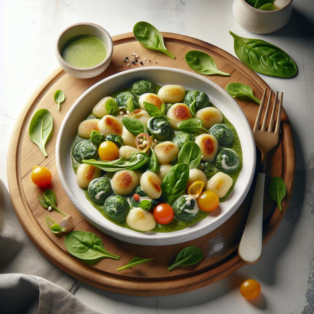 Velvety Creamy Spinach Gnocchi: A Flavorful Delight