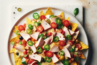 Turkey Nachos Delight: A Savory Twist on a Classic Snack