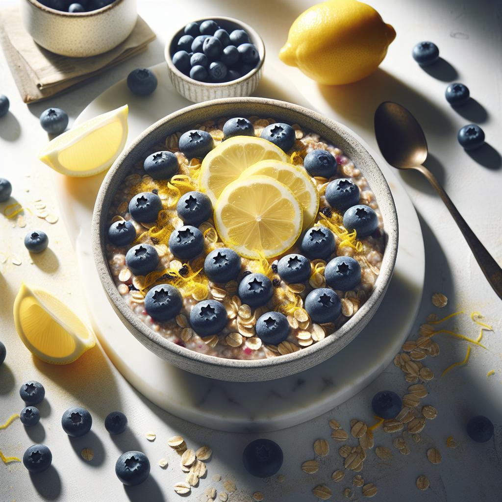 Bright Mornings: Delicious Lemon Blueberry Overnight Oats Recipe