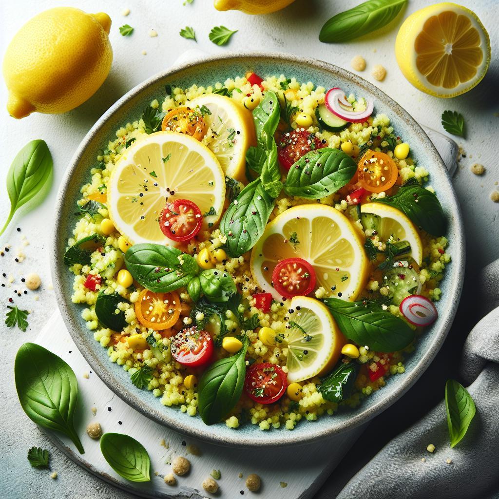 Zesty Lemon Herb Couscous: A Bright, Flavorful Delight