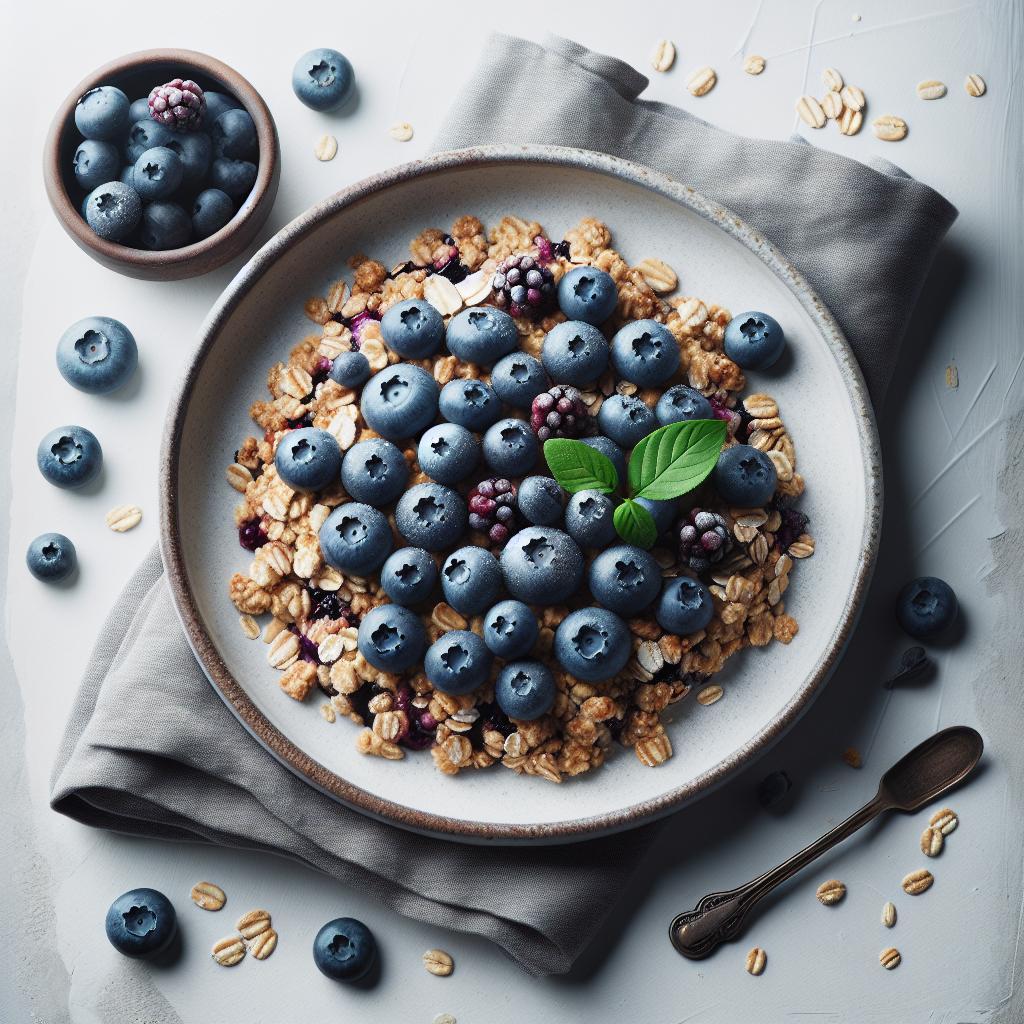 Discover the Irresistible Comfort of Blueberry Oat Crisp