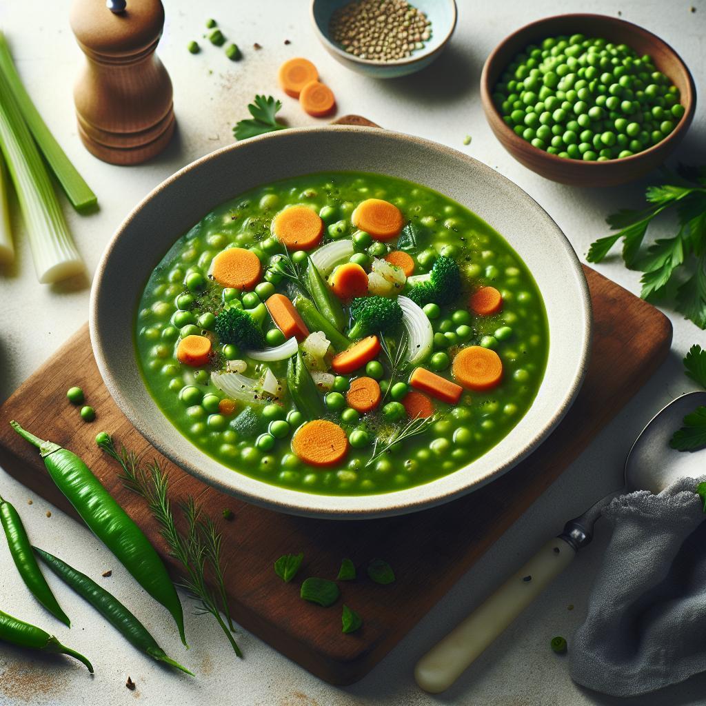 Hearty Split Pea Soup: A Flavorful No-Pork Delight
