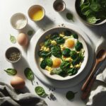 Wholesome Scrambled Eggs with Spinach: A Nutritious Delight